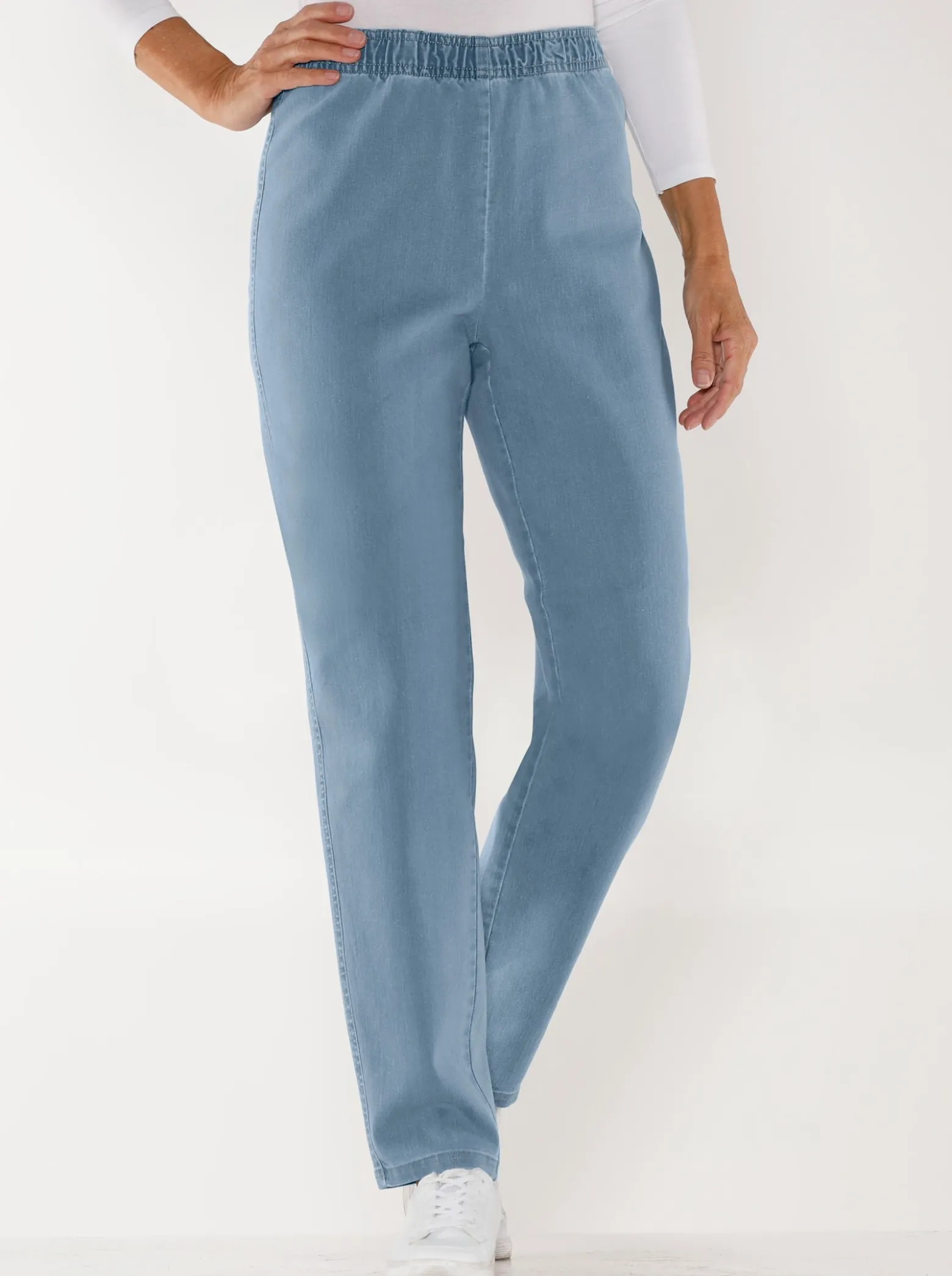 Schlupfjeans in Stretch-Qualität