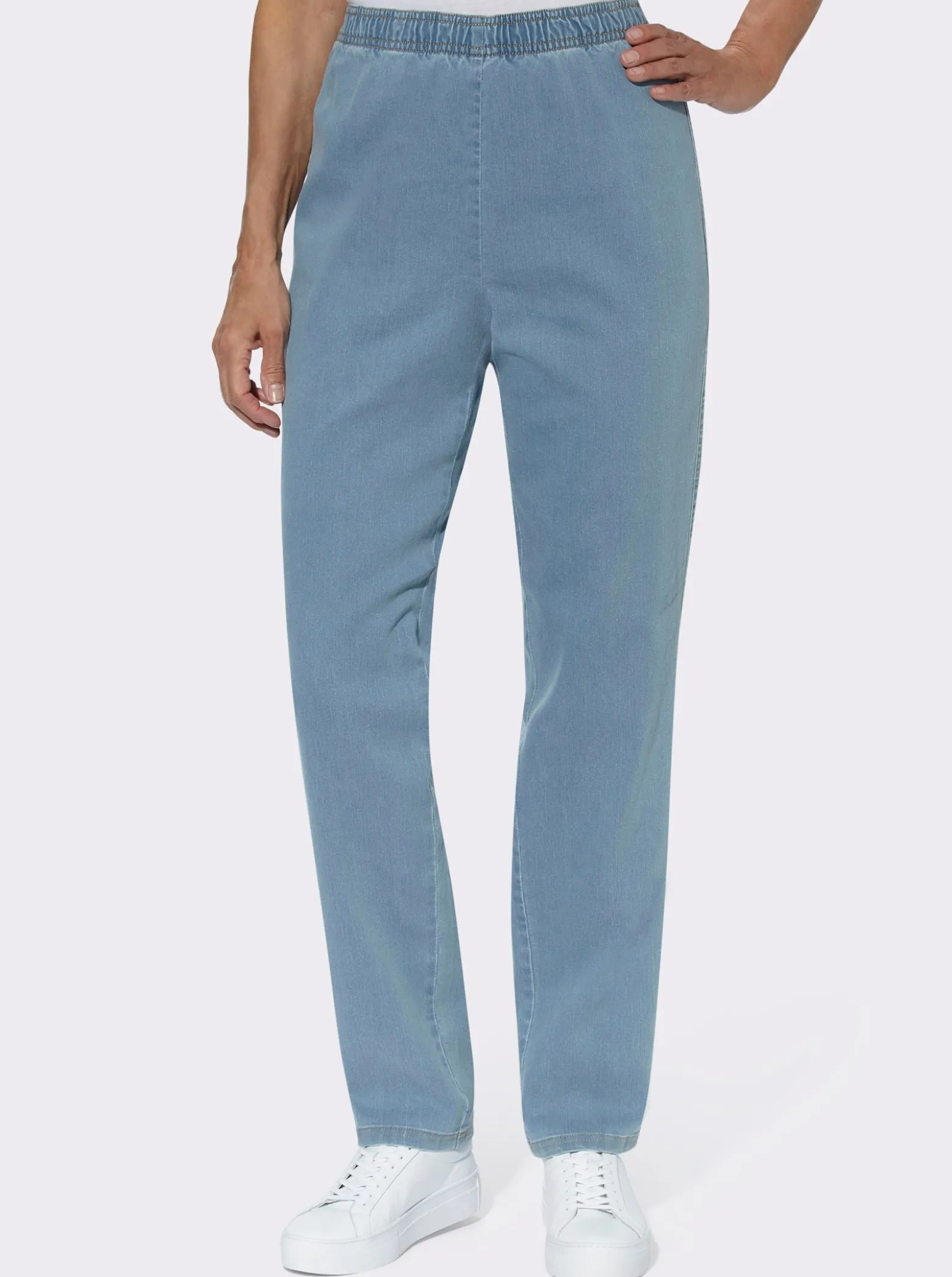 Schlupfjeans in Stretch-Qualität