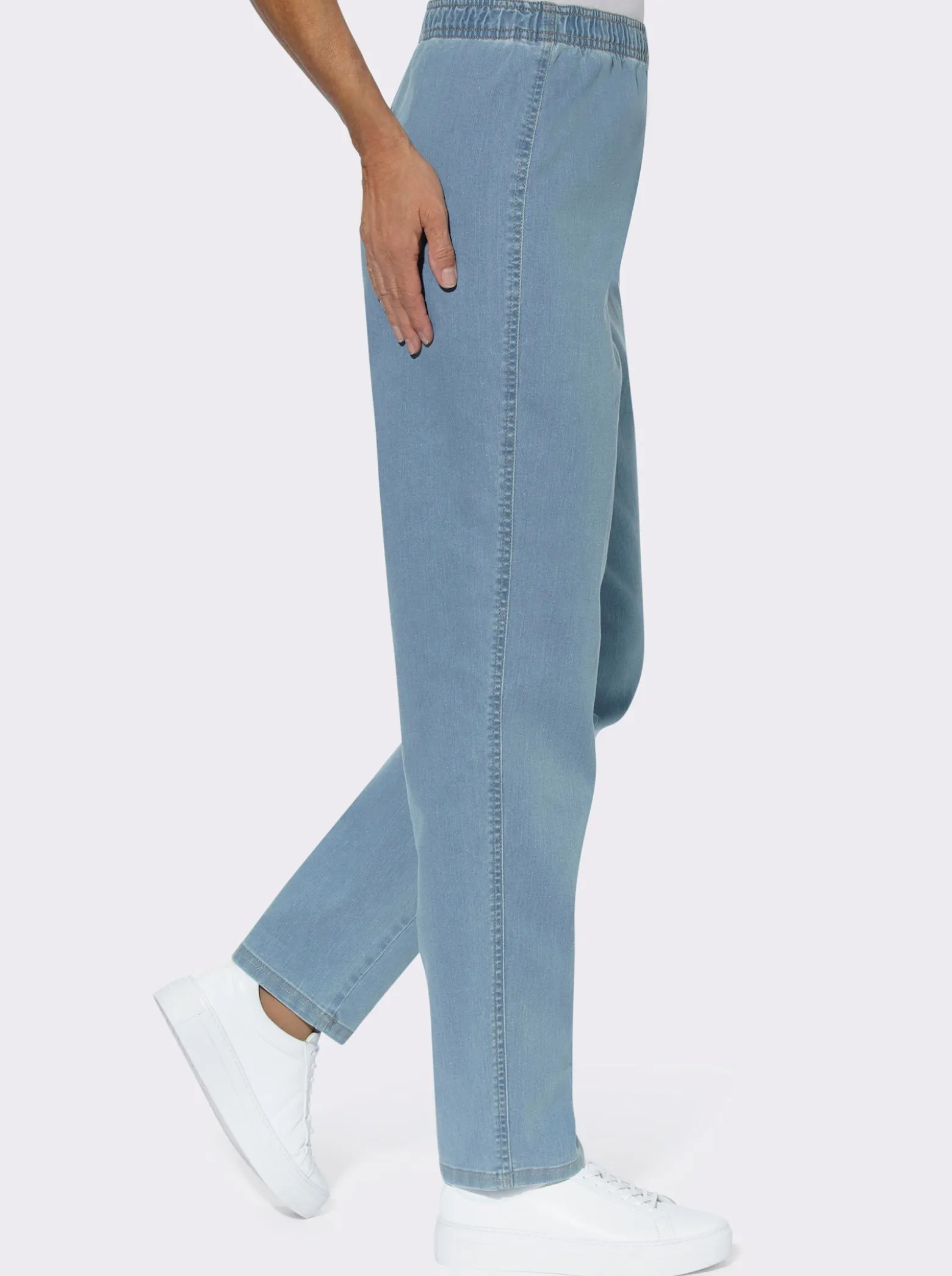 Schlupfjeans in Stretch-Qualität