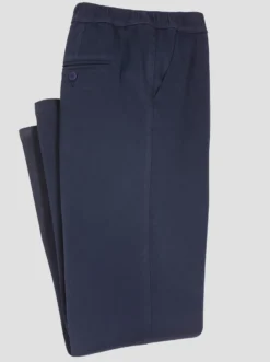 Schlupfjeans mit imitierter Reißverschluss-Blende