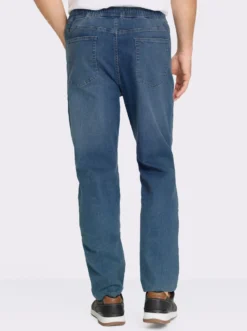 Schlupfjeans mit Kordelzug