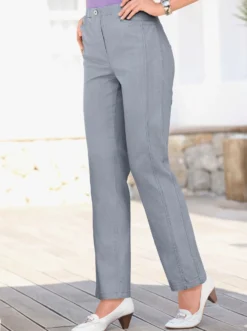 Schlupfjeans mit Rundum-Dehnbund