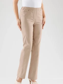 Schlupfjeans mit Rundum-Dehnbund