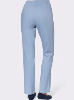 Schlupfjeans mit Rundum-Dehnbund