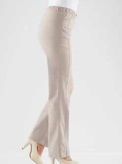 Schlupfjeans mit Rundum-Dehnbund