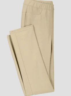 Schlupfjeans mit schmal geschnittenen Beinen