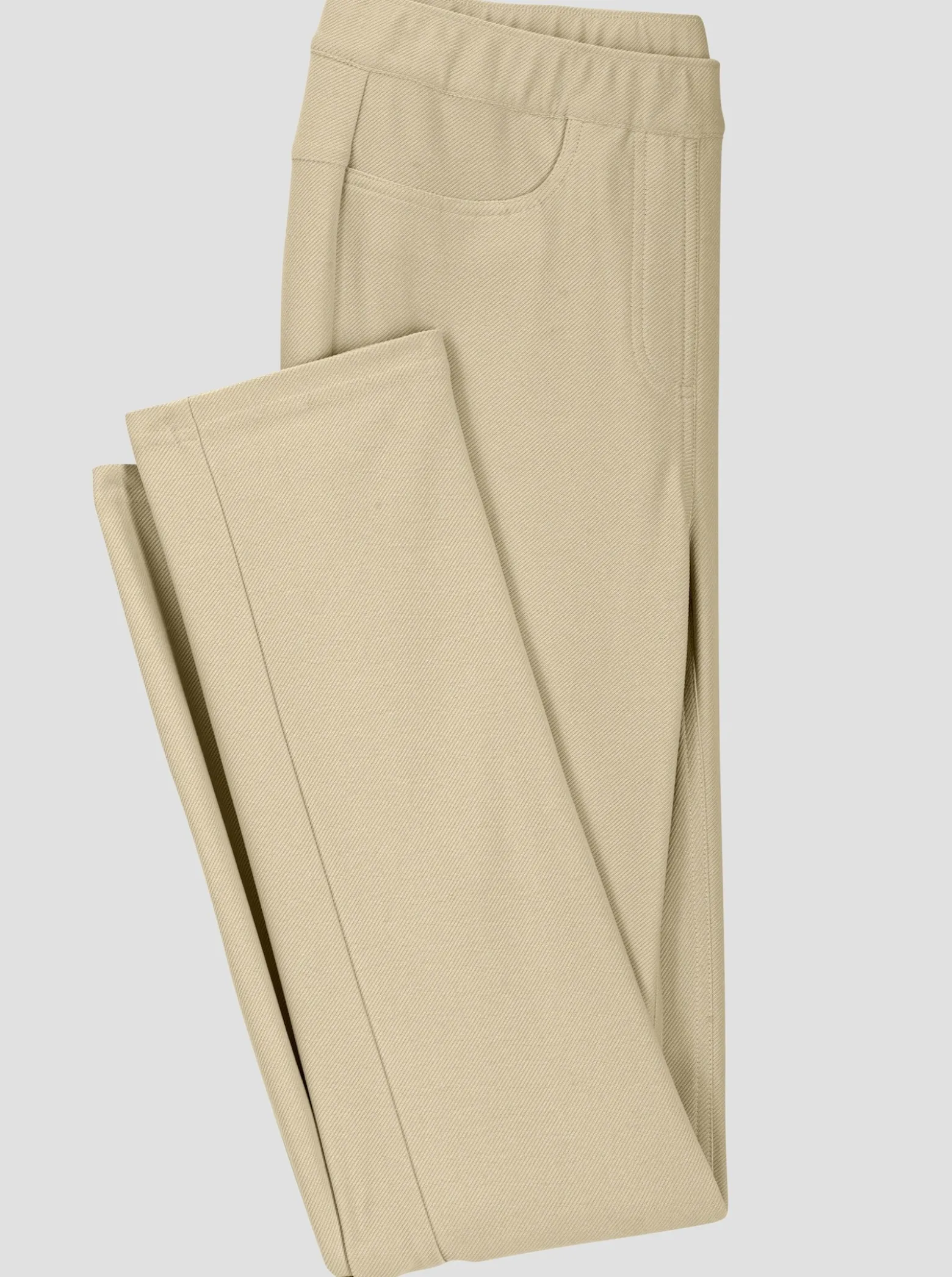 Schlupfjeans mit schmal geschnittenen Beinen