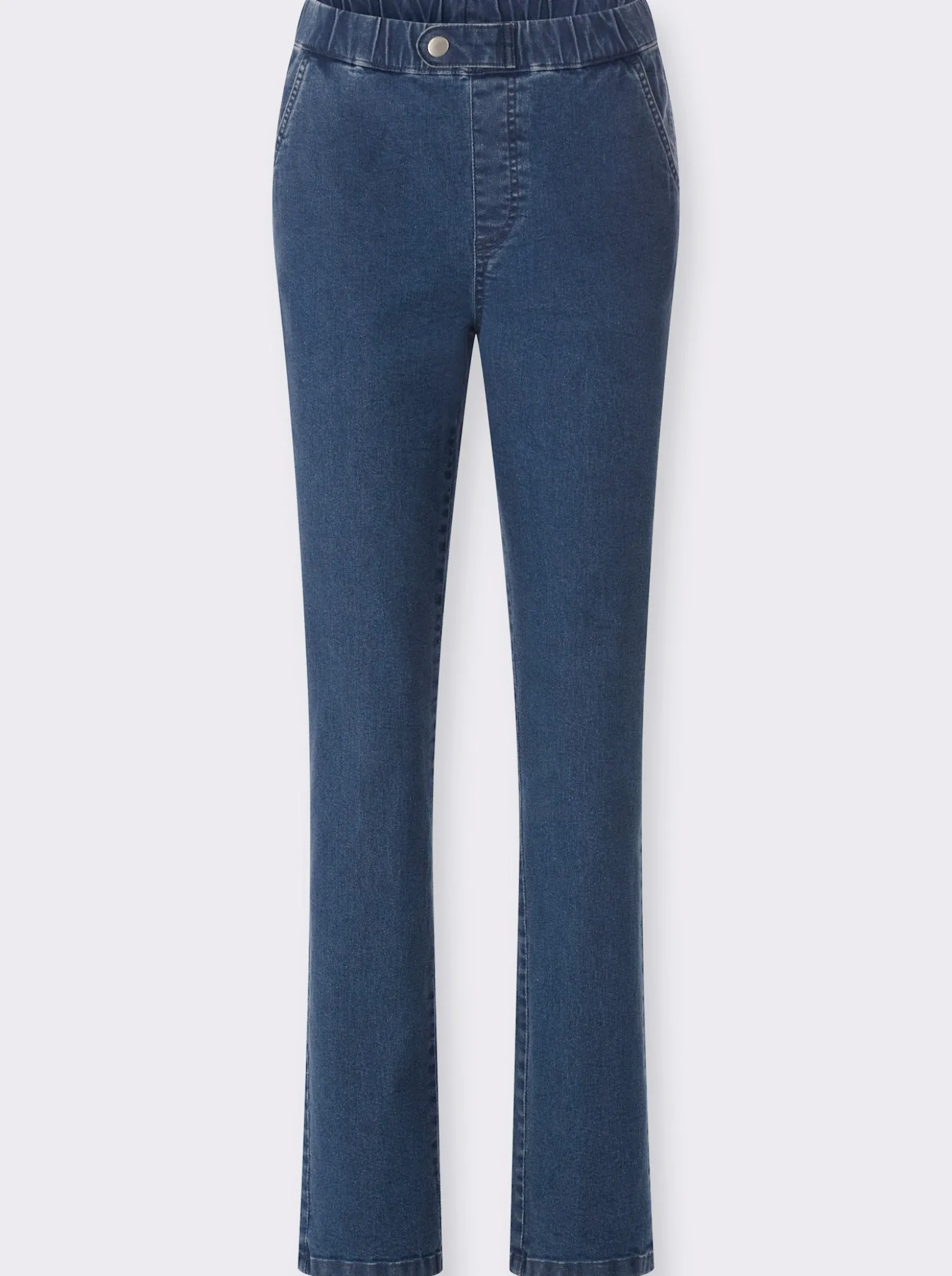 Schlupfjeans mit 2 Taschen vorne