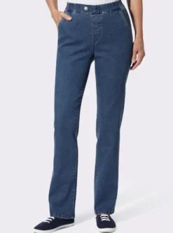 Schlupfjeans mit 2 Taschen vorne