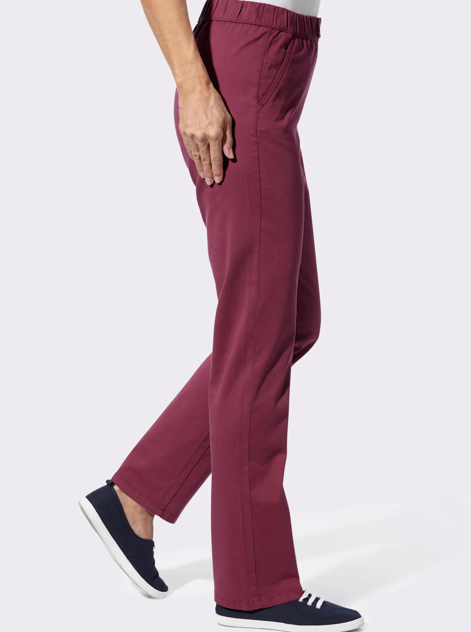 Schlupfjeans mit 2 Taschen vorne