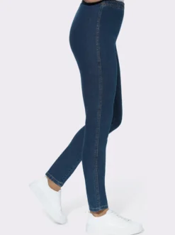 Schlupfjeans schmal geschnitten