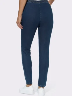 Schlupfjeans schmal geschnitten
