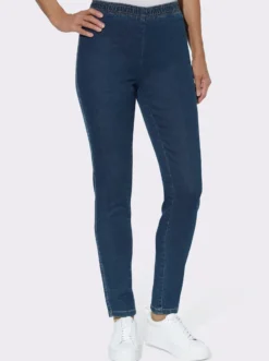 Schlupfjeans schmal geschnitten