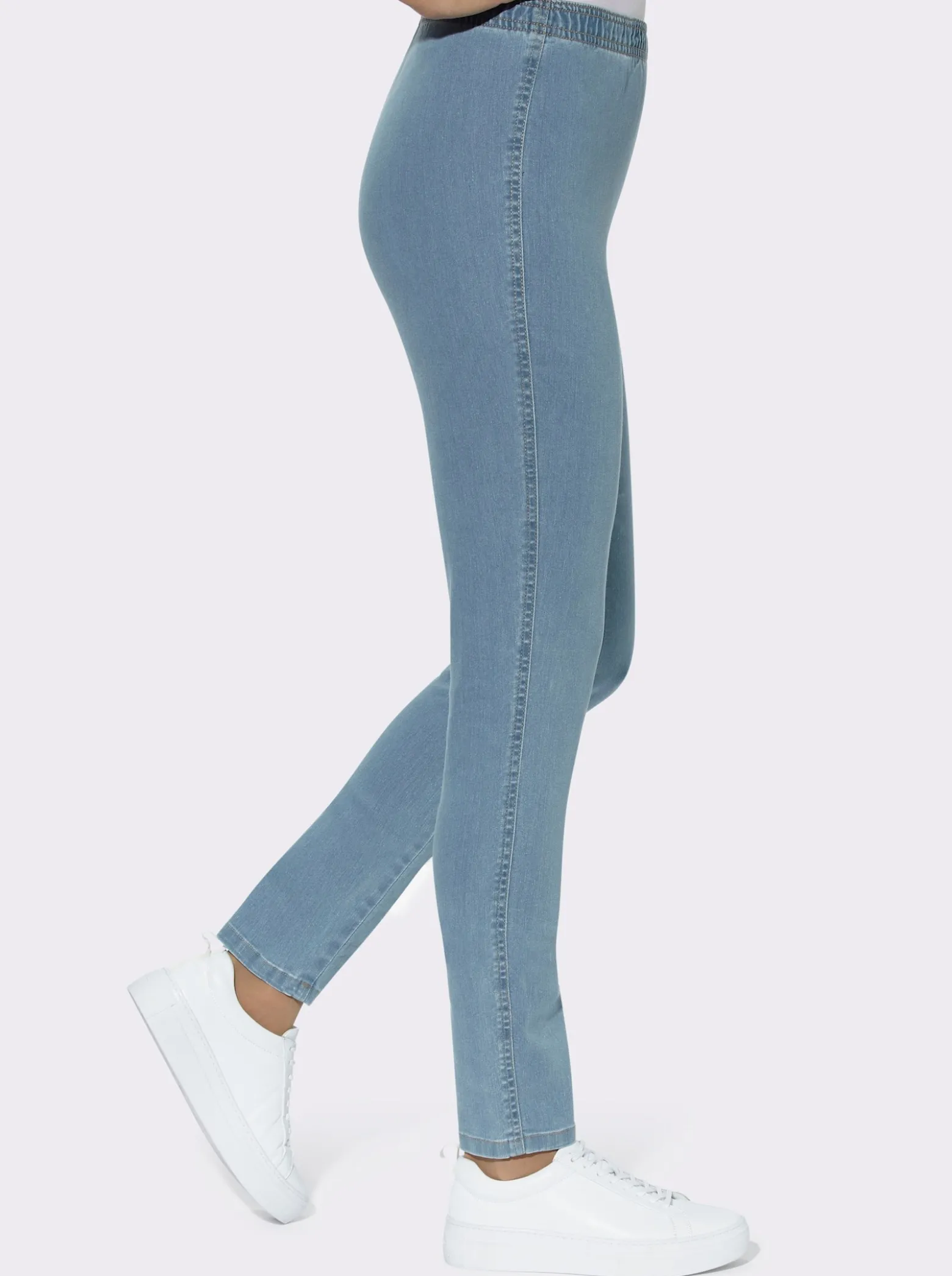 Schlupfjeans schmal geschnitten