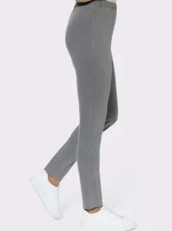 Schlupfjeans schmal geschnitten