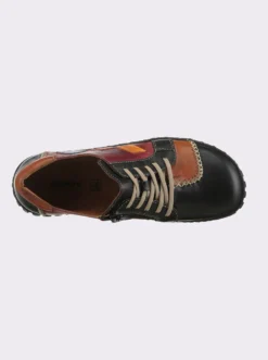 Schnürschuh mit seitlichem Reißverschluss