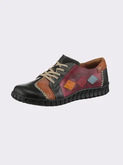 Schnürschuh mit seitlichem Reißverschluss