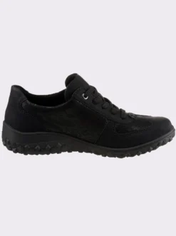 Schnürschuh mit Stretch-Einsatz, für kräftige Füße