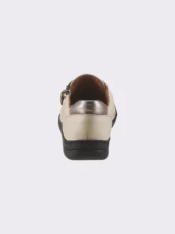 Schnürschuh mit Wechselfußbett, Leder