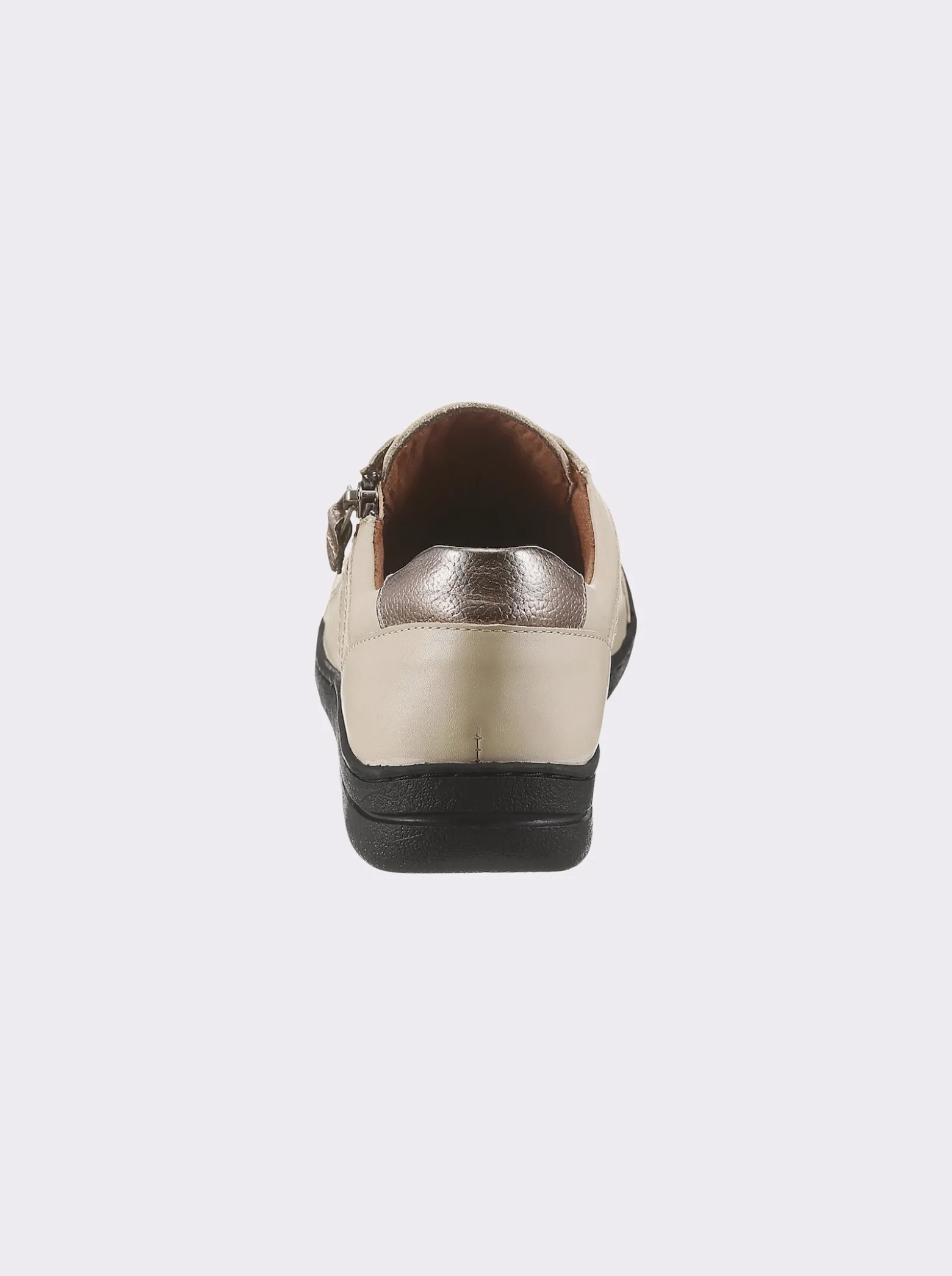 Schnürschuh mit Wechselfußbett, Leder