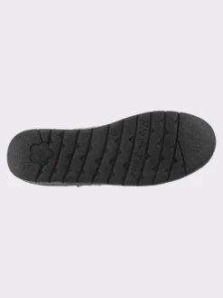Schnürschuh mit Wechselfußbett, Leder