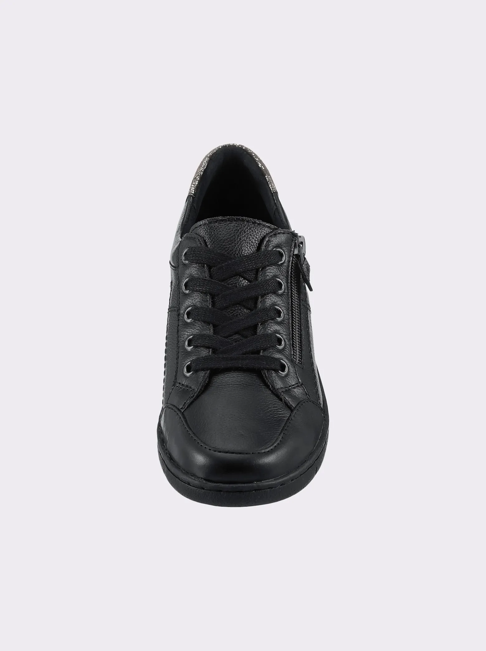 Schnürschuh mit Wechselfußbett, Leder
