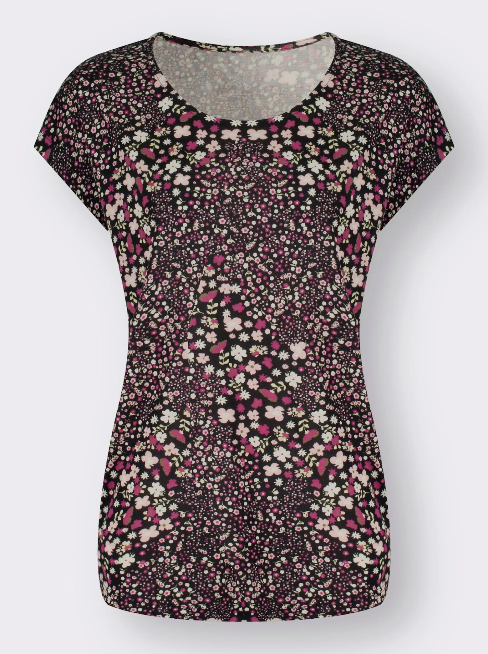 Shirt im Millefleurs-Dessin