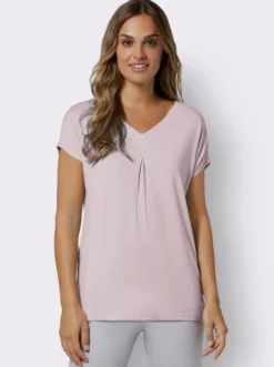 Shirt in Viskose-Qualität