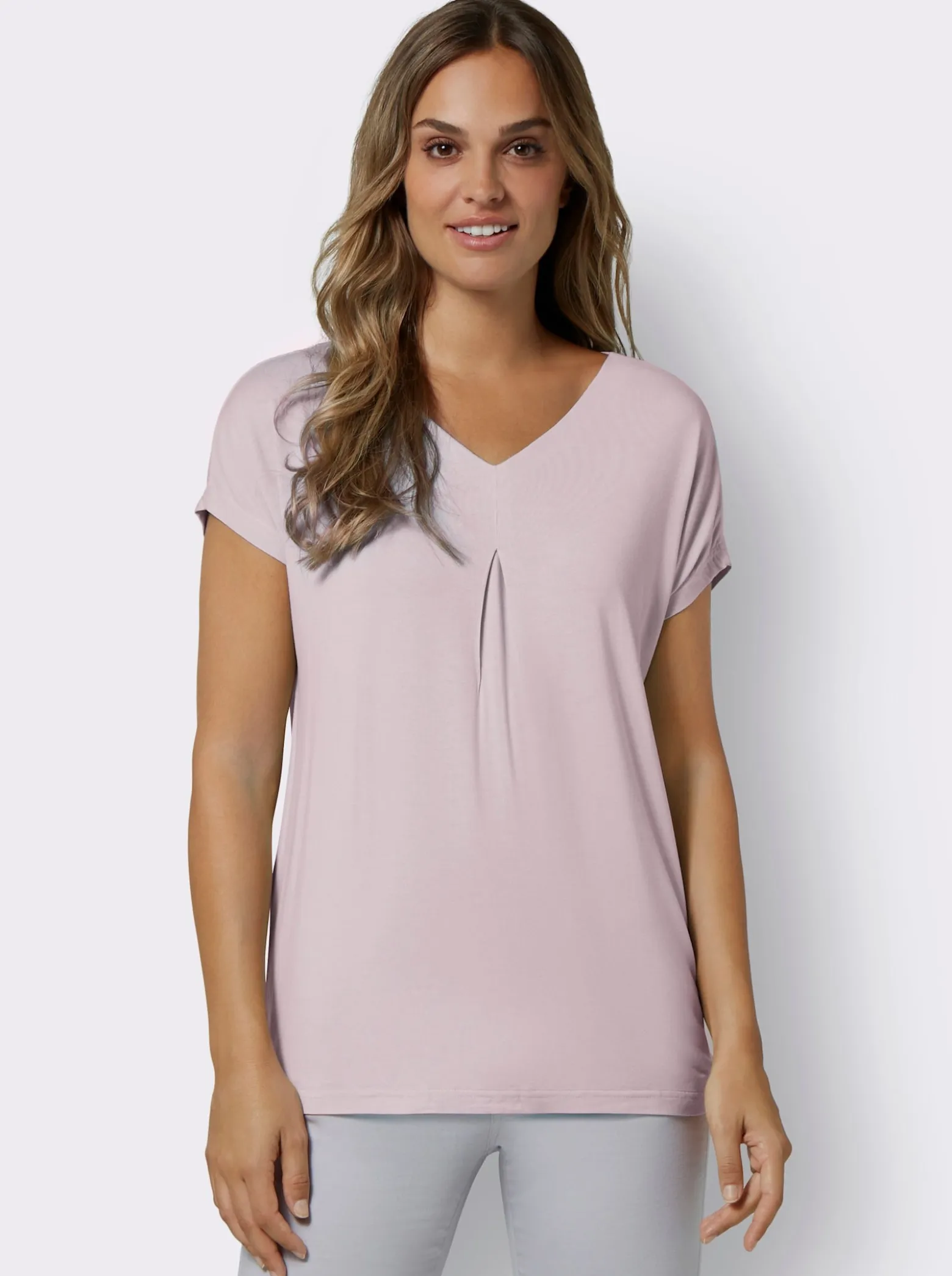 Shirt in Viskose-Qualität