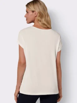 Shirt in Viskose-Qualität