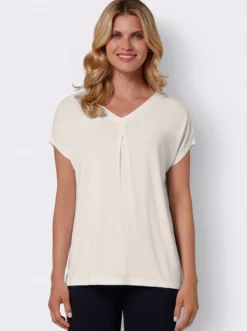 Shirt in Viskose-Qualität