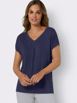 Shirt in Viskose-Qualität