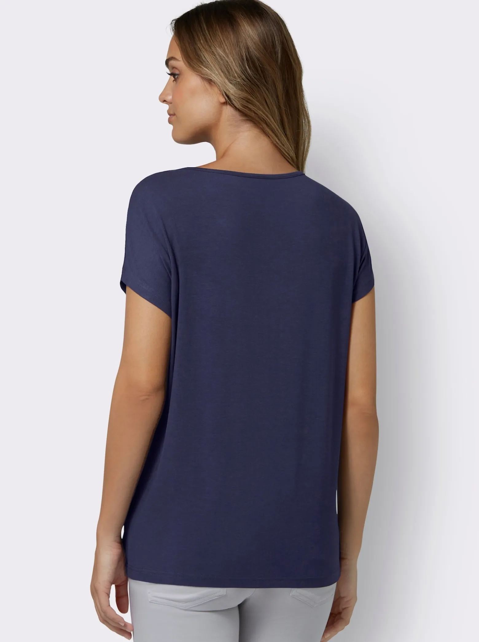 Shirt in Viskose-Qualität