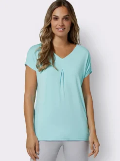 Shirt in Viskose-Qualität