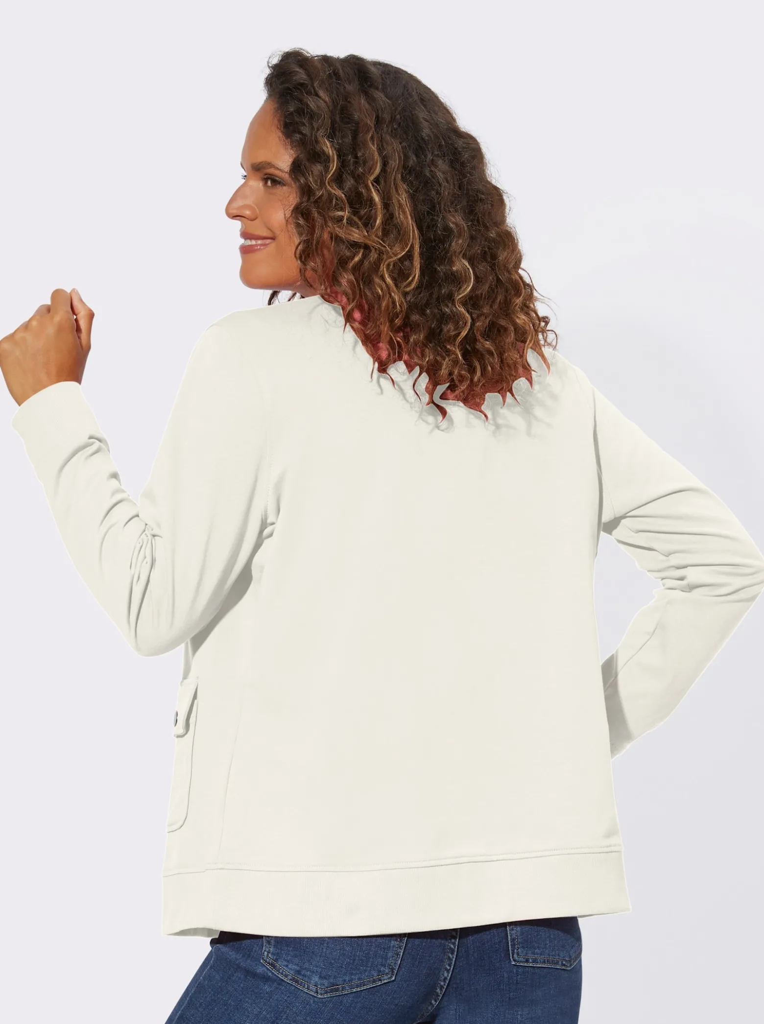 Shirtjacke aus reiner Baumwolle