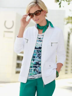 Shirtjacke aus reiner Baumwolle