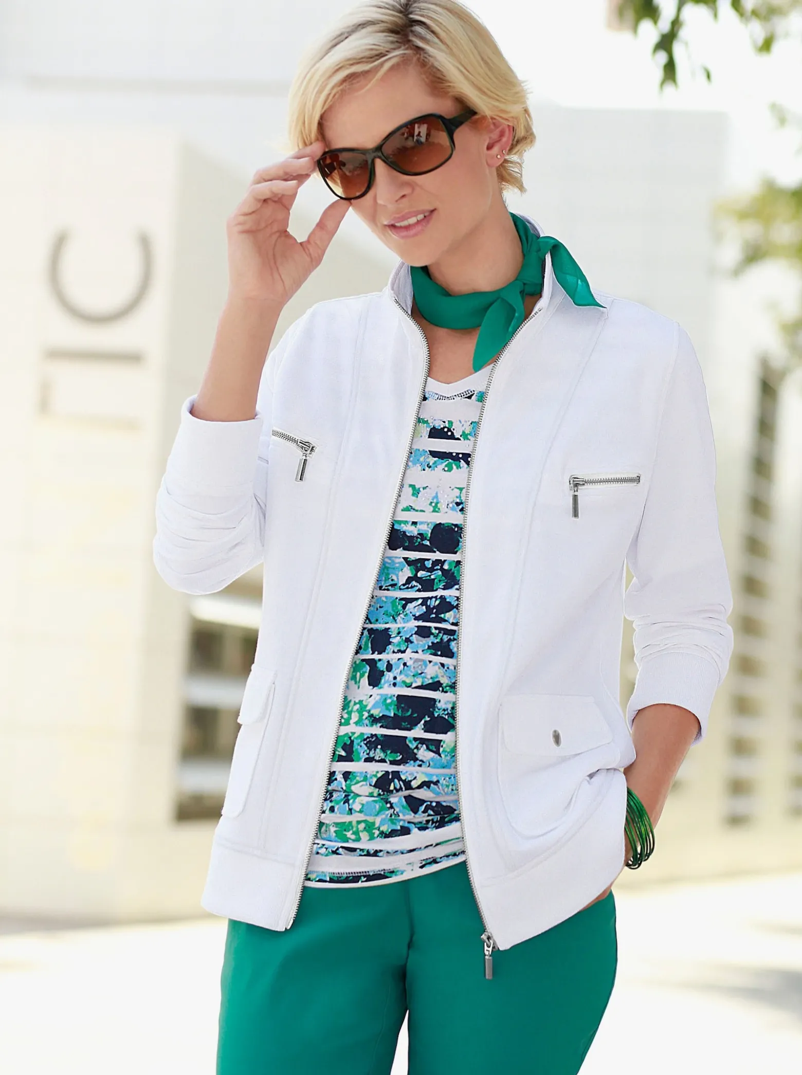 Shirtjacke aus reiner Baumwolle