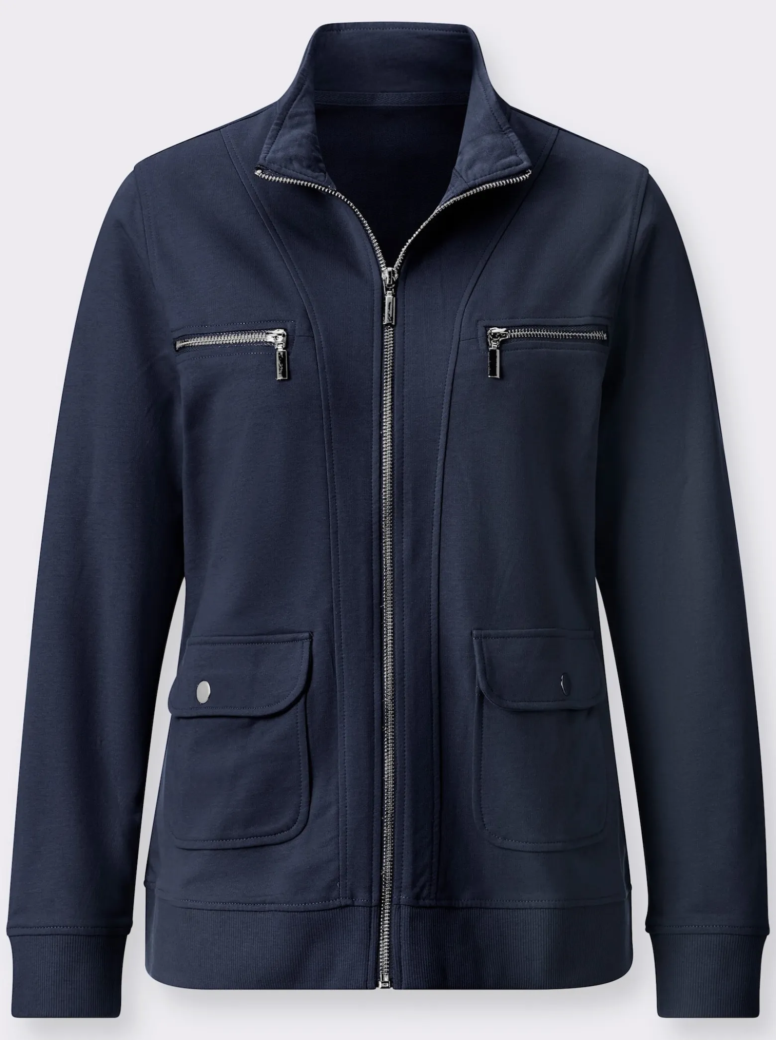 Shirtjacke aus reiner Baumwolle
