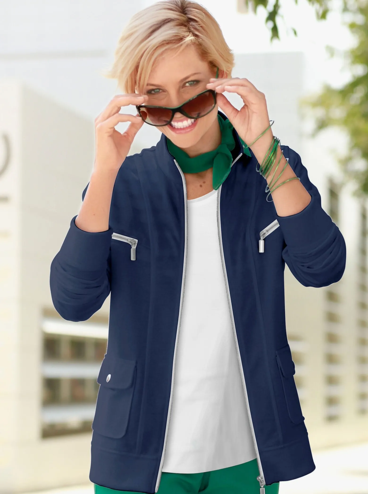 Shirtjacke aus reiner Baumwolle