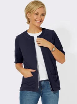 Shirtjacke in Jacquard-Qualität