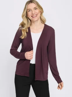 Shirtjacke in offener Form