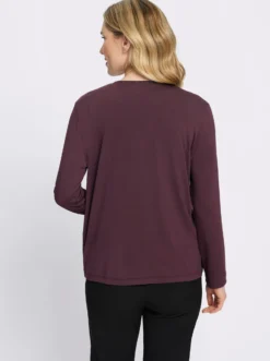 Shirtjacke in offener Form