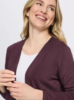 Shirtjacke in offener Form