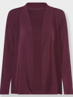 Shirtjacke in offener Form