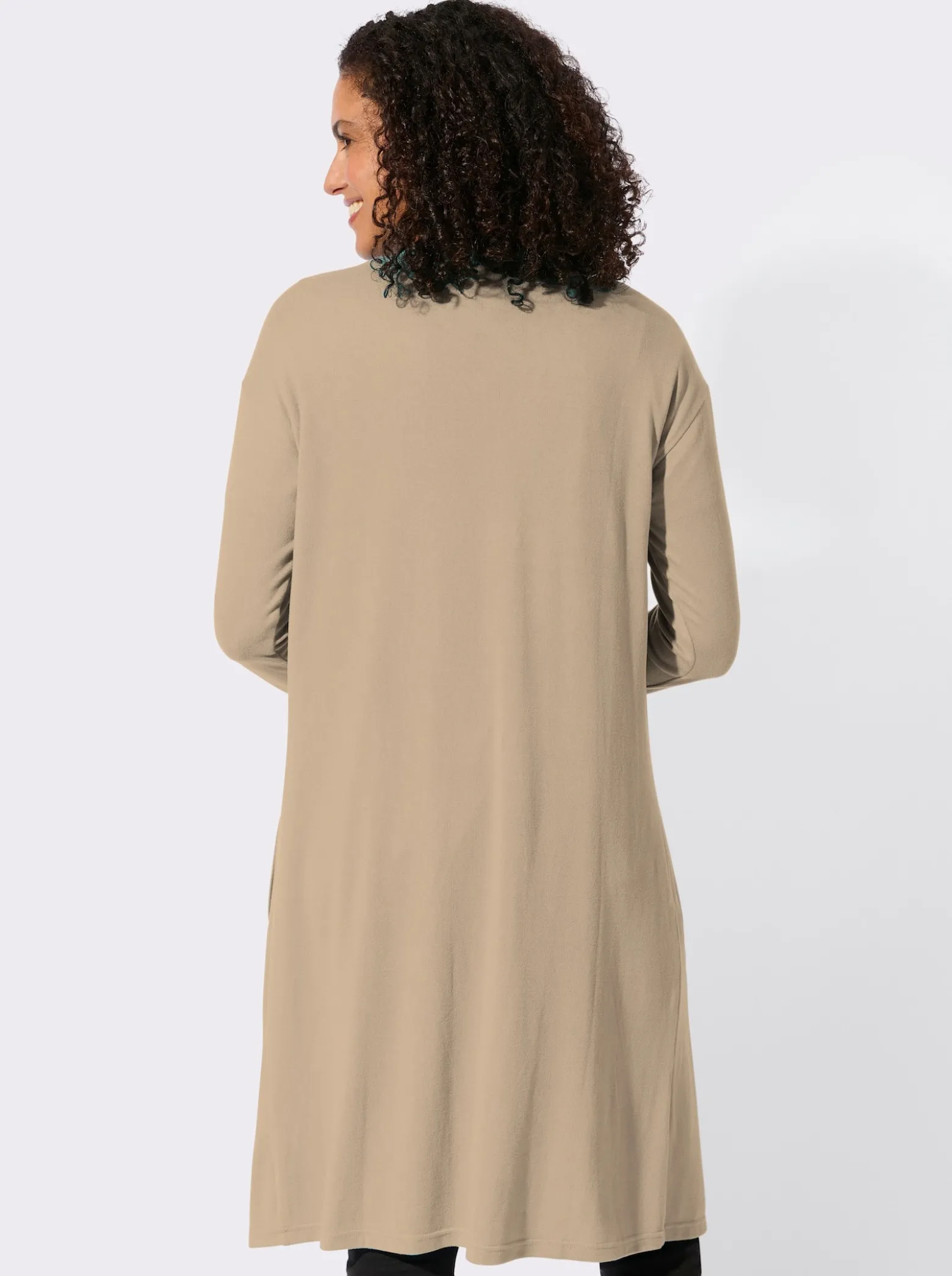 Shirtjacke in offener Form