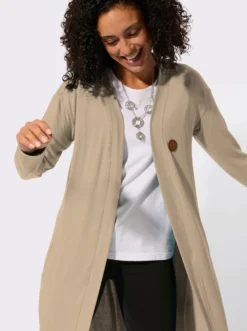 Shirtjacke in offener Form