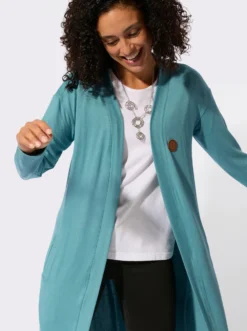 Shirtjacke in offener Form