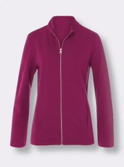 Shirtjacke in Ripp-Struktur
