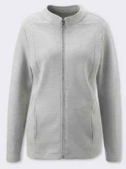 Shirtjacke in Ripp-Struktur