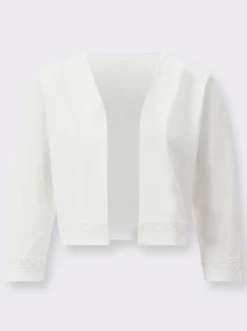 Shirtjacke mit Bordüren-Verzierung